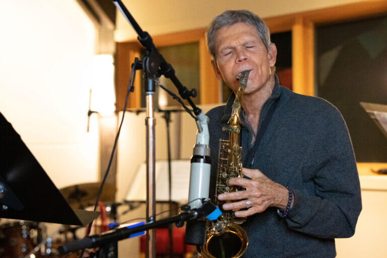 David Sanborn -During the recording sessions for the "Brazilian Match" album